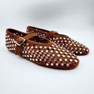 Steve Madden “Dreaming” chestnut flats